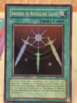 YU-GI-OH! Swords of Revealing Light LOB-101 Super Rare Unlimited Vintage LP - Image 1