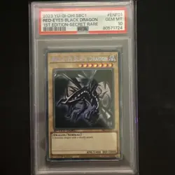PSA 10 - Red-Eyes Black Dragon - SBC1-ENF01 - Secret Rare - 1st Edition - Image 1