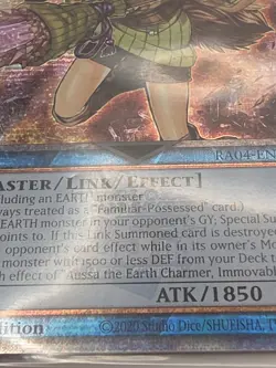 1x Aussa the Earth Charmer, Immovable | RA04-EN078 | QCR | 1st Ed | NM | YuGiOh - Image 3