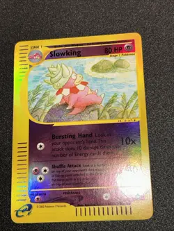 Slowking 34/147 Aquapolis Reverse Holo Rare Excellent! Pokemon Card WOTC - Image 3