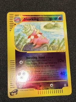 Slowking 34/147 Aquapolis Reverse Holo Rare Excellent! Pokemon Card WOTC - Image 4