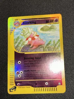 Slowking 34/147 Aquapolis Reverse Holo Rare Excellent! Pokemon Card WOTC - Image 5