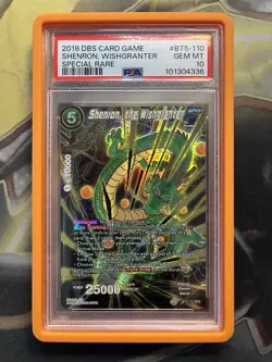 Dragon Ball Super Card Game Shenron, The Wishgranter BT5-110 SPR PSA 10 - Image 1
