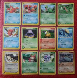 Vintage Pokemon e-Reader EX Dragon, Sapphire Ruby Non holo Lot 12 Cards - Image 1