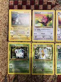 (Lot of 10) 1999 Pokemon Trading Card Lot Base Jungle Fossil - Image 2