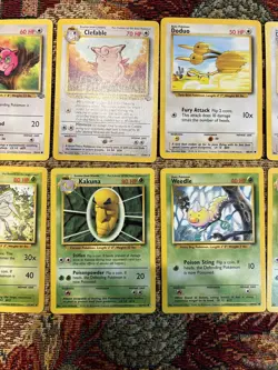 (Lot of 10) 1999 Pokemon Trading Card Lot Base Jungle Fossil - Image 3