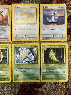 (Lot of 10) 1999 Pokemon Trading Card Lot Base Jungle Fossil - Image 4