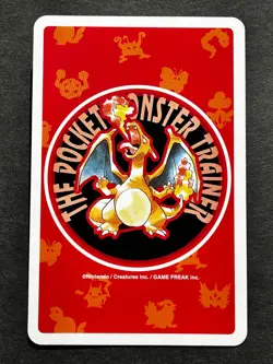 Growlithe Charizard Pokemon Card Playing Card TCG Red Japanese Nintendo 1996 - Image 2