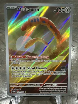 Pokemon TCG Orthworm Scarlet & Violet Paldea Evolved Holo Card 224/193 - Image 1