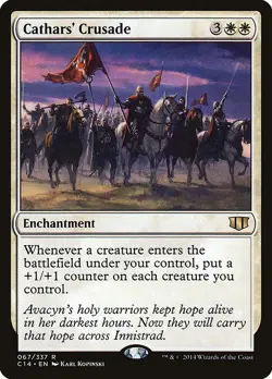 Cathars' Crusade - Commander 2014 | MTG Card - Image 1