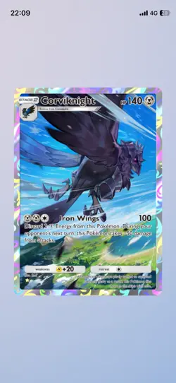 Corviknight - Full Art - ENG - Pokemon TCG Pocket -digital card -fast delivery - Image 1