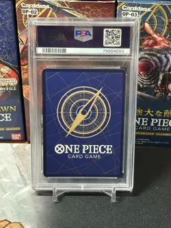 ONE PIECE Card Game PORTGAS D. ACE OP02-013 Alt Art PSA 10 GEM MINT Japanese - Image 2