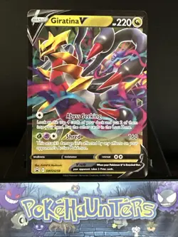 Pokemon Card Giratina V SWSH259 Black Star Promo Half Art Holo Rare NM - Image 1