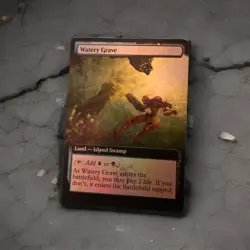 Sacred Foundry Metroid Samus ShockLand Extended Art Foil Play Test Mtg Cards - Image 5