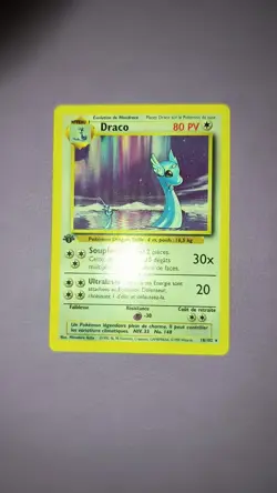 Draco 18/102 1st Edition French Pokemon Card 1999 Base Set NM/VLP 🇫🇷 - Image 1