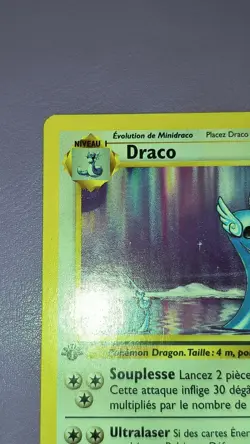 Draco 18/102 1st Edition French Pokemon Card 1999 Base Set NM/VLP 🇫🇷 - Image 4