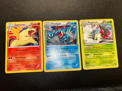 Typhlosion 20/162 + Feraligatr 17/119 + Meganium 3/122 Pokemon Card Promo Lot! - Image 1