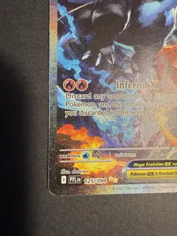 M/NM Mega Charizard X ex 125/094 Phantasmal Flames Pokemon card English TCG NEW - Image 5