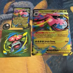 Mega Venusaur EX MEP 013 Jumbo Card and Regular Collection Box Black Star Promo - Image 1