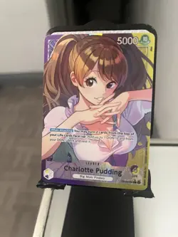 One Piece Card TCG Legends OP08-058 Charlotte Pudding Alt Art Leader ENG - Image 2