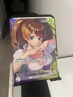 One Piece Card TCG Legends OP08-058 Charlotte Pudding Alt Art Leader ENG - Image 3