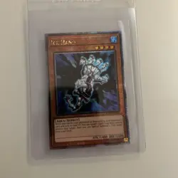 Yu-Gi-Oh! TCG Ice Hand Quarter Century Secret Rare Card RA04-EN225 Stampede - Image 1