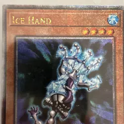 Yu-Gi-Oh! TCG Ice Hand Quarter Century Secret Rare Card RA04-EN225 Stampede - Image 3
