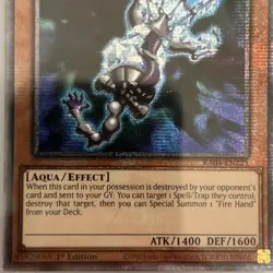 Yu-Gi-Oh! TCG Ice Hand Quarter Century Secret Rare Card RA04-EN225 Stampede - Image 4