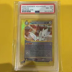 PSA 8 NM-MT Aquapolis Togetic #39 Reverse Holo Pokemon Tcg Card Graded Wotc - Image 1