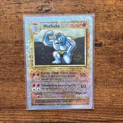 Pokemon Machoke 51/110 Legendary Collection Reverse Holo Vintage Pokemon Card - Image 1