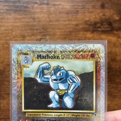 Pokemon Machoke 51/110 Legendary Collection Reverse Holo Vintage Pokemon Card - Image 2