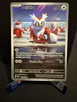 Delibird 152/132 ME01: Mega Evolution Illustration Rare Pokemon Card - Image 1