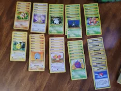 Pokemon TCG Jungle Set Lot Of 127 Cards Commons Uncommon Rare - Image 2