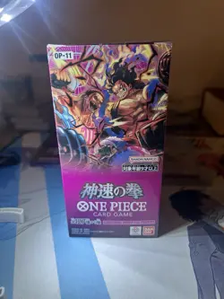 ONE PIECE Card A Fist of Divine Speed OP-11 OP11 Booster Box SEALED Japanese - Image 1