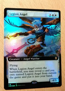 Mtg Magic: # FOIL Full Art # Engel der Legion / Legion Angel, English Nearmint - Image 1