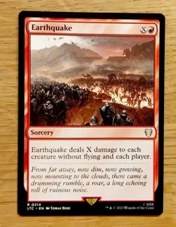 Mtg Magic: Earthquake / Erdbeben, English, Nearmint - Image 1