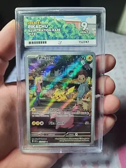 Pokemon Pikachu TCG 173/165 AR Scarlet & Violet 151 Ace 9 English Mint - Image 1