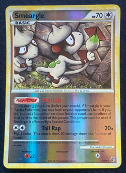 Pokemon TCG Smeargle Undaunted 8/90 Reverse Holo Rare LP - Image 1
