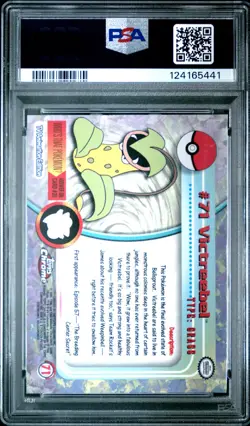 2000 TOPPS CHROME POKEMON T.V. #71 VICTREEBEL PSA 10 - Image 2