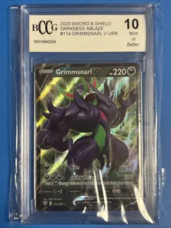 Grimmsnarl V SWSH057 - SWSH Black Star Promos - Pokemon TCG (NM) Graded BCCG 10 - Image 1