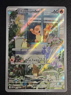 Charmander SVP044 Scarlet & Violet Promo Pokemon TCG LP w/ Crease (See Pics) - Image 2