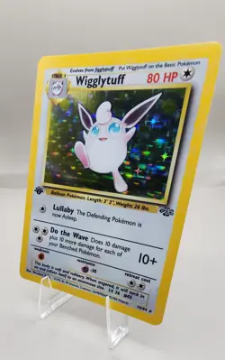 Pokemon TCG Wigglytuff 16/64 1st Edition Jungle Holo Rare NM - Image 3