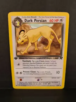 Pokemon 42/82 Dark Persian | Near Mint | Team Rocket 1. Edition - Image 1