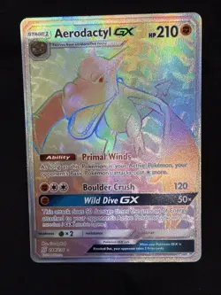 Pokemon TCG Aerodactyl Gx 244/236 Unified Minds Full Art Ultra Rare - Image 3