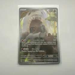 Pokemon Twilight Masquerade - Torkoal 172/167 Illustration Rare IR Holo NM - Image 1