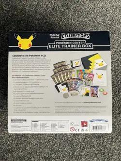 Pokemon Center Celebrations Elite Trainer Box - Empty TCG 820650809866 - Image 2