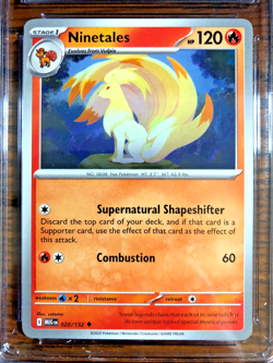 Ninetales Regular Uncommon #020 - CGC EX/NM 6 - MEG Mega Evolution - Pokemon TCG - Image 2