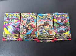 Pokemon TCG Mega Evolution Booster Packs x 4 | Sealed | SAME DAY DISPATCH 🚚💨 - Image 1