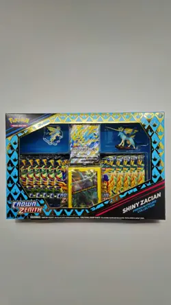 Pokemon Shiny Zacian & Shiny Zamazenta Crown Zenith Premium Figure Collection - Image 2