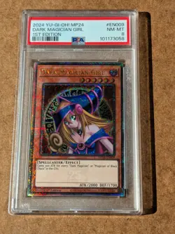 Yugioh Dark Magician Girl MP24-EN009 PSA 8 NM MINT 1st Edition QCSR - Image 1
